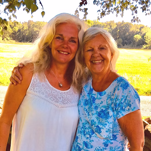 Ingrid Ohlsson tillsammans med Ingrid Berner